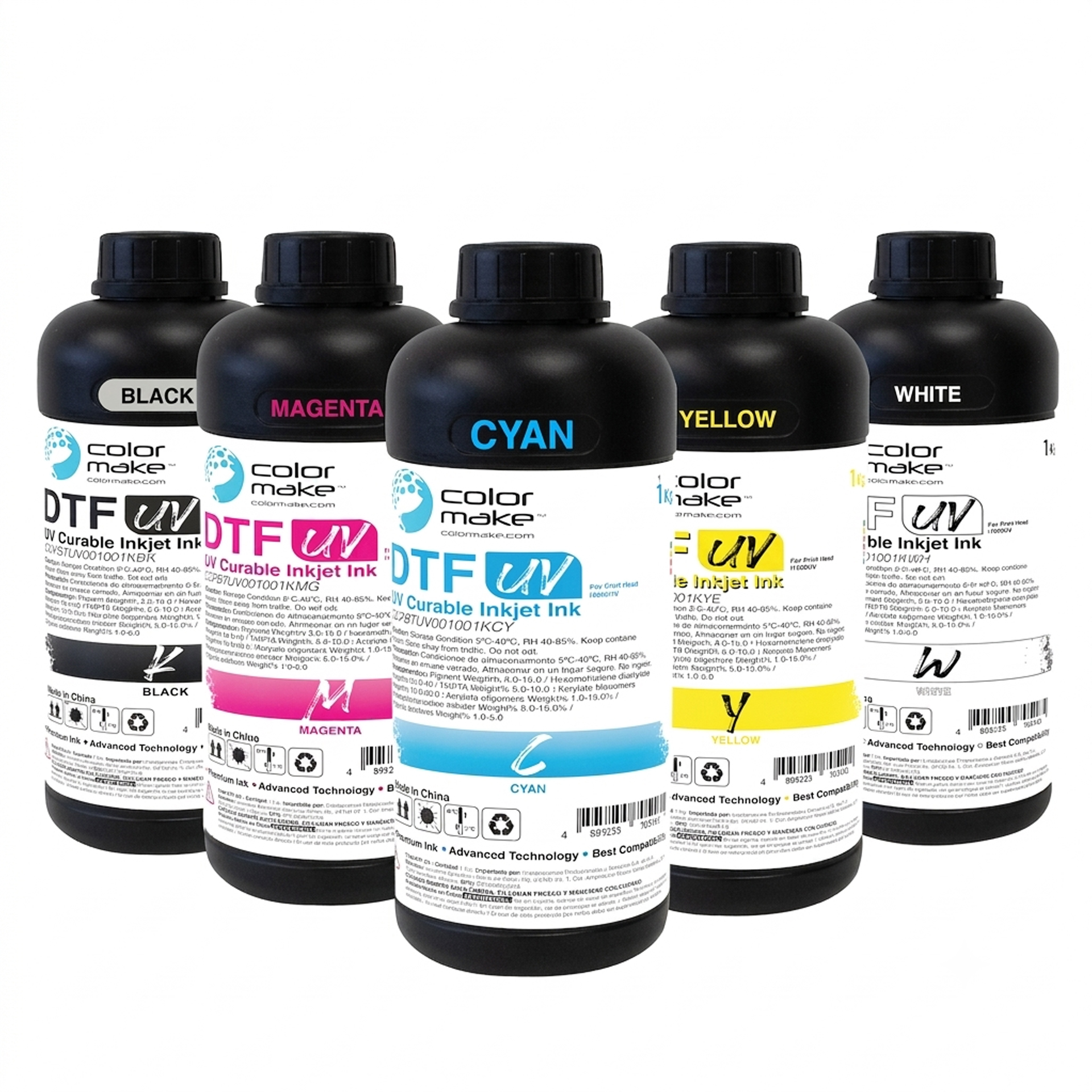 TINTA UV DTF WHITE 1 KG COLOR MAKE