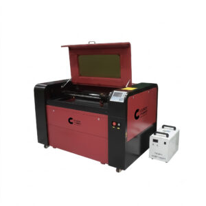 SISTEMA LASER DE CO2 DE 40X60CM Y 50W CON ROTADOR Y ENFRIADOR COLOR MAKE