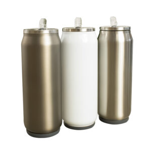 LATA 500 ML ACERO BLANCA