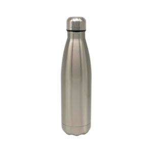 BOTELLA 500 ML ACERO LECHERA PLATA