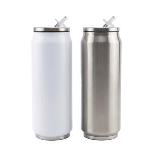 LATA 600 ML ACERO BLANCA