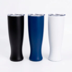VASO CERVECERO  DE ACERO DE 600 ML COLOR NEGRO
