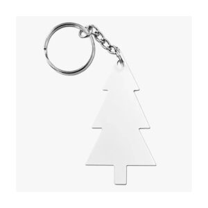 LLAVEROS DE ACERO BLANCO ARBOL DE NAVIDAD