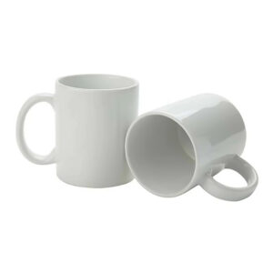 TAZA 11OZ BLANCA  BLUE HEAT