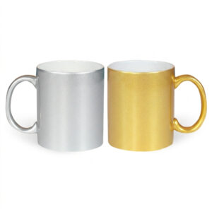 TAZA 11 OZ DORADA