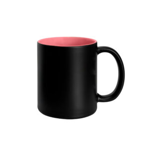 TAZA 11 OZ NEGRO MAGICA CON INTERIOR DE COLOR