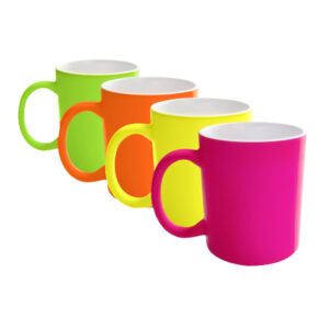 TAZA 11 OZ NEON