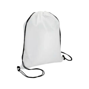 BOLSO DEPORTIVO SUBLIMABLE BLANCO 36CM X 42CM