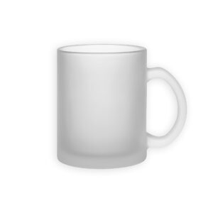 TAZA 11 OZ DE VIDRIO GLASEADO